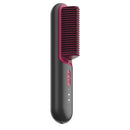 MOMAX HL12E Ultra Sleek Cordless Hair Straightener Brush, Grey فرشاة فرد الشعر لاسلكية موماكس