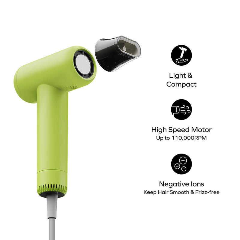 MOMAX HL13UKG 1-Care Hair Mini Ultra Speed Ion Hair Dryer مجفف شعر موماكس