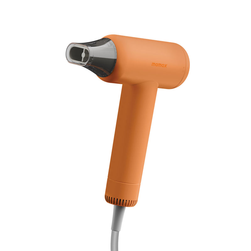 MOMAX HL13UKM 1-Care Hair Mini Ultra Speed Ion Hair Dryer, Orange مجفف شعر موماكس