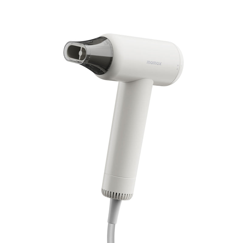 MOMAX HL13UKW 1-Care Hair Mini Ultra Speed Ion Hair Dryer, White  مجفف شعر موماكس