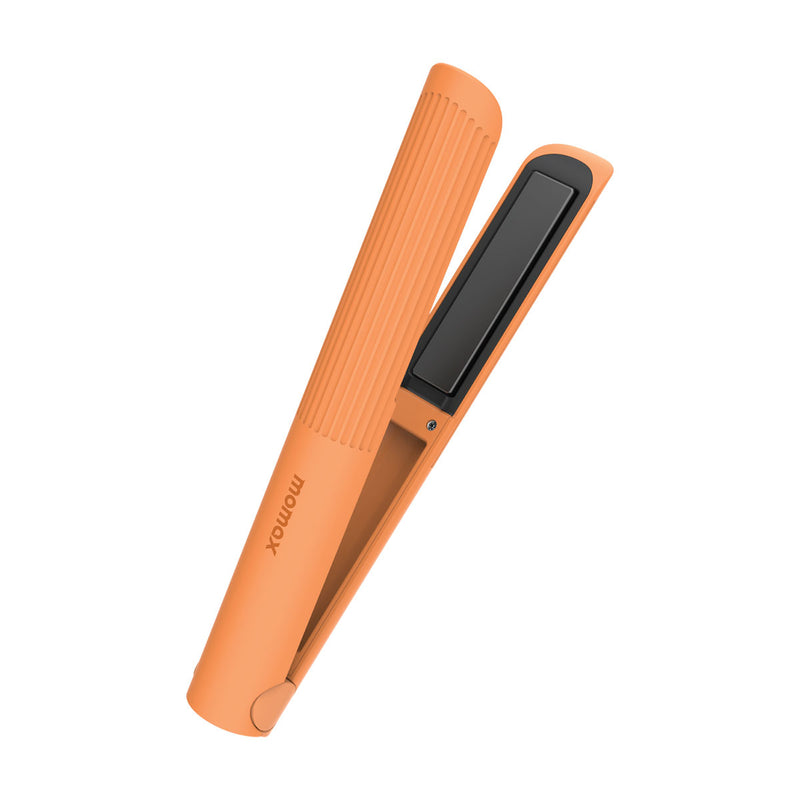 MOMAX HL17M 1-Care Styler Mini Wireless Hair Straightener, Orange مكواة فرد الشعر اللاسلكية الصغيرة موماكس