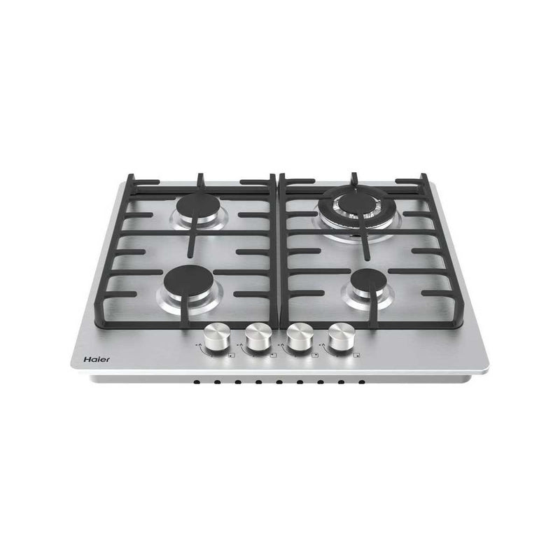 طباخ غازي مدمج 4 مشاعل من هاير HAIER HOB-640C1PSFSS Built-In Gas Hob