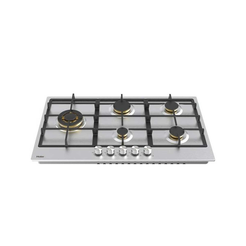 طباخ غازي مدمج 5 مشاعل من هاير HAIER HOB-950B1SST1 Built-In Gas Hob