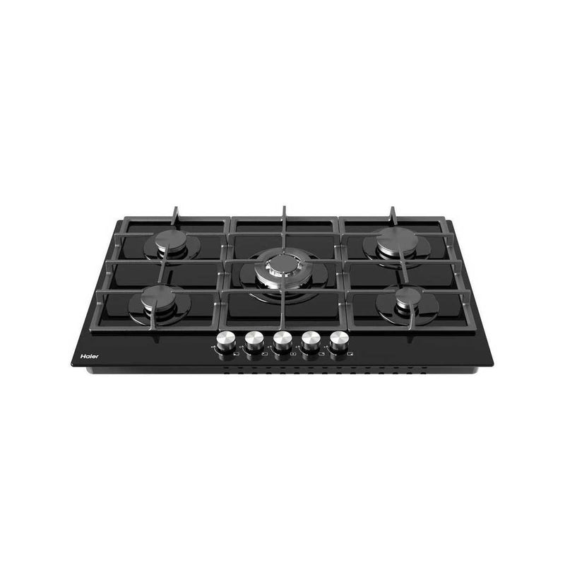 طباخ غازي مدمج 5 مشاعل من هاير HAIER HOB-950B3SFB Built-In Gas Hob