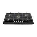 HAIER ‫‪HOB-950B4PSFB‬‬ 5 Italian Sabaf Burners, Black  طباخ 5 مشاعل هاير