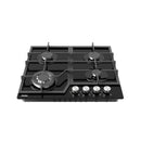 HAIER HOB-G64CST2B Hairy Gas Cooker 4 Burners, Black طباخ مدمج 4 مشاعل هاير