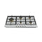 HAIER HOB-M95CST2X ‫‪Ghazi Compact Haier 5 Burner, Silver طباخ غازي 5 مشاعل هاير