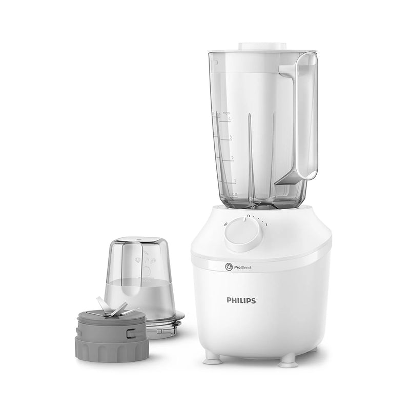 PHILIPS HR2041 Smooth blends with no lumps in 45 seconds, Stainless Steel خلاط يومي 450 واط مع طاحونة