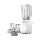 Philips HR2191/30 Unique ProBlend System Blender 600W, White خلاط بلاستيك 600 واط  مع قطاعة و طاحونة فيليبس