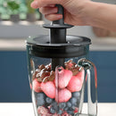 Philips HR3033 Blender, 1200W, 2L Glass Jar, With Chopper & Mill, 3 Speeds + Pulse خلاط كهربائي 2 لتر 1200 واط مع وعاء زجاجي فلبس