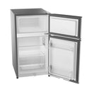 Haier HRD-125 Top Freezer Refrigerator, Silver هاير HRD-125 ثلاجة بفريزر علوي، فضي