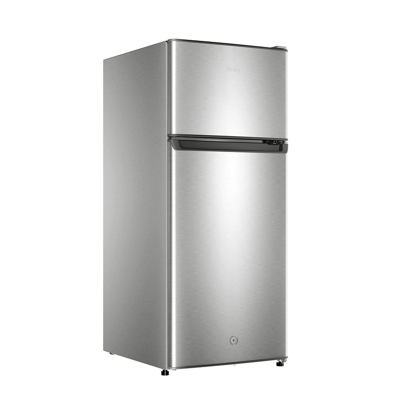 HAIER HRD-175 Top Freezer Refrigerator, Silver هاير HRD-175 ثلاجة بفريزر علوي، فضي