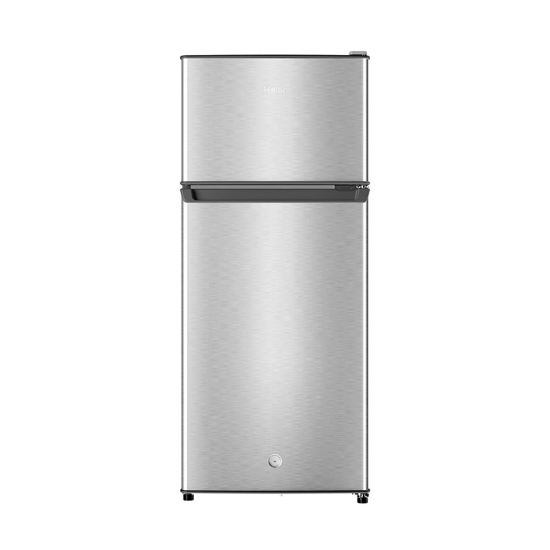 HAIER HRD-175 Top Freezer Refrigerator, Silver هاير HRD-175 ثلاجة بفريزر علوي، فضي
