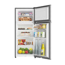 HAIER HRD-175 Top Freezer Refrigerator, Silver هاير HRD-175 ثلاجة بفريزر علوي، فضي
