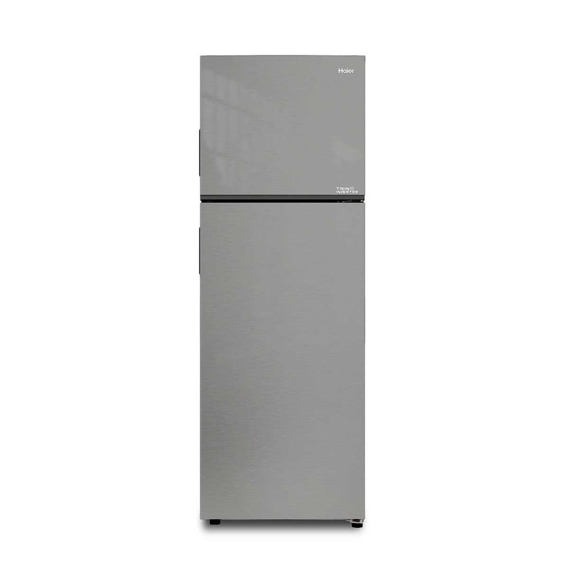 HAIER HRF-468NS Top Mount Refrigerator 357L, Stainless Steel