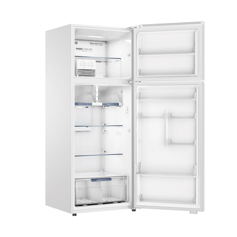 HAIER HRF-428WH Double door refrigerator, White ثلاجة هاير