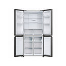 HAIER HRF-525SS 433L Four Door Refrigerator, Silver