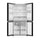 HAIER HRF-536BGDIQ 4-Door Refrigerator, Black ثلاجة هاير