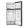 HAIER HRF-672VCFGBLIQ Double door refrigerator, Black ثلاجة هاير