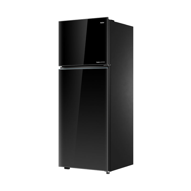HAIER HRF-672VCFGBLIQ Double door refrigerator, Black ثلاجة هاير