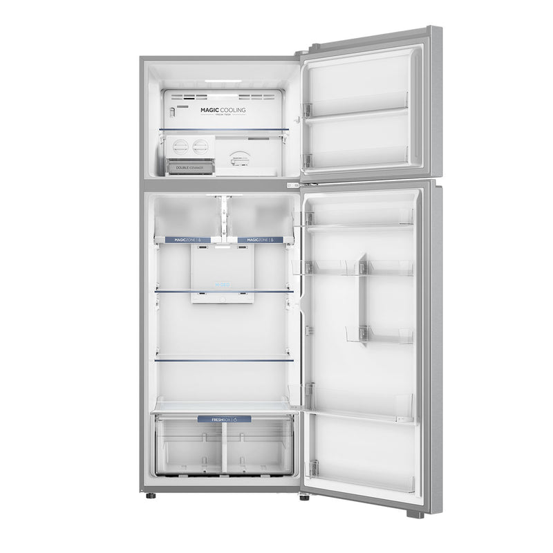 HAIER HRF-672VCFMESIQ Double door refrigerator, Silver ثلاجة هاير