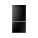 HAIER HRF-700BG 22ft Four Door Refrigerator, Black Glass