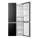 HAIER HRF-700BG 22ft Four Door Refrigerator, Black Glass