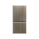 HAIER HRF-700TS 22ft French Door Refrigerator, Silver Glass