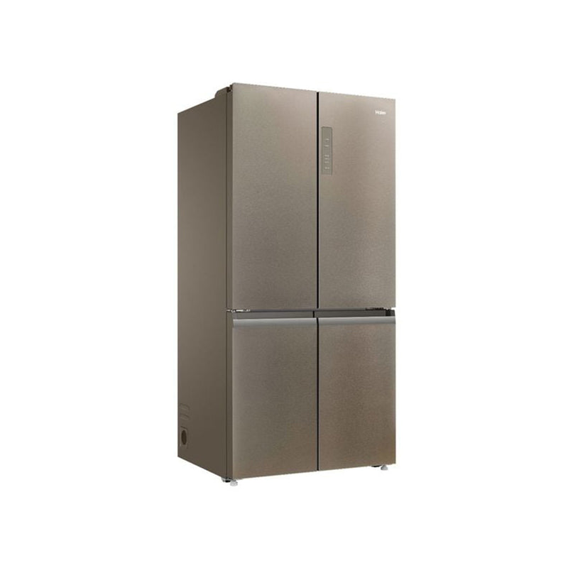 HAIER HRF-700TS 22ft French Door Refrigerator, Silver Glass