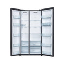 HITACHI HRSN9713ESGBKIQ Side-by-Side Refrigerator 25 Ft, Black ثلاجة هيتاشي