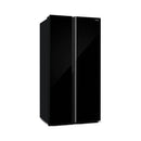 HITACHI HRSN9713ESGBKIQ Side-by-Side Refrigerator 25 Ft, Black ثلاجة هيتاشي