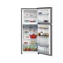HITACHI HRTN6408SXIQ Double Door Refrigerator 13.4 Ft, Silver ثلاجة هيتاشي
