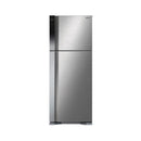 HITACHI HRTN7489DFBSLIQ Top Freezer Refrigerator 20 Ft, Stainless steel ثلاجة هيتاشي