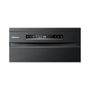 HISENSE HS623E91-Black FreeStanding Dishwasher, Black غسالة صحون هايسنس