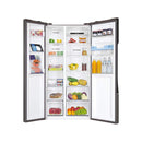 HAIER HSR3918EWPG 19ft Side By Side Refrigerator, Silver