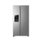 HAIER HSR3918FIMP 19ft Side By Side Refrigerator, Stainless Steel