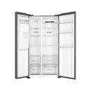 HAIER HSR3918FIMP 19ft Side By Side Refrigerator, Stainless Steel