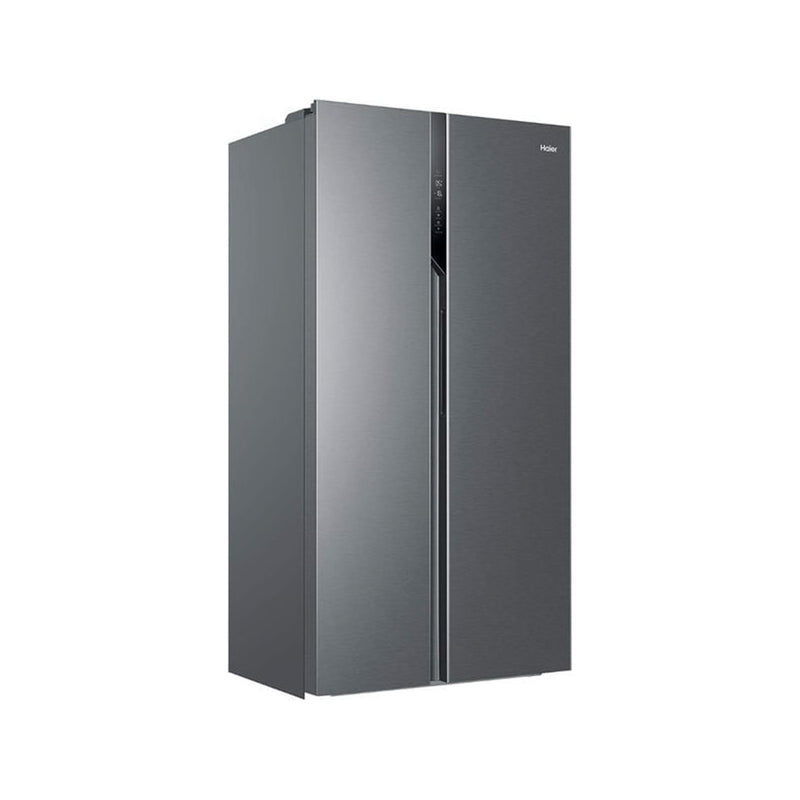 HAIER HSR3918FNPG 20ft Side By Side Refrigerator, Silver