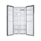 HAIER HSR3918FNPG 20ft Side By Side Refrigerator, Silver