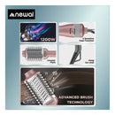 NEWAL HST-7144 Hair Styler Ceramic Oval Brush With Special Bristle Design