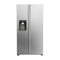HAIER HSW59F18EIMM 22ft Side By Side Refrigerator, Gray