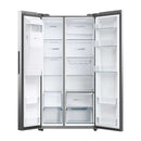 HAIER HSW59F18EIMM 22ft Side By Side Refrigerator, Gray