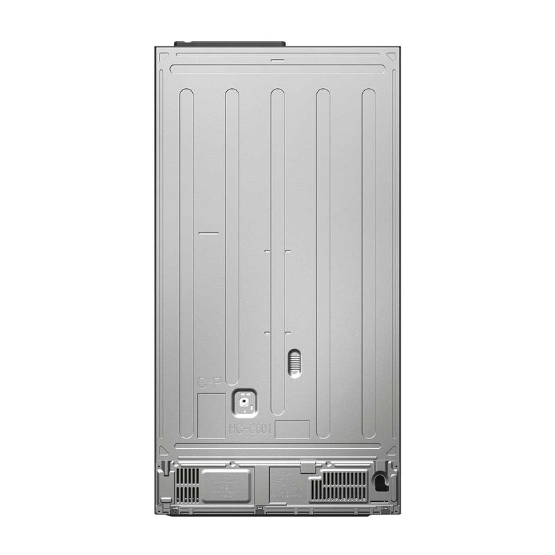 HAIER HSW59F18EIMM 22ft Side By Side Refrigerator, Gray