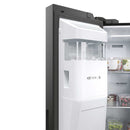 HAIER HSW59F18EIMM 22ft Side By Side Refrigerator, Gray