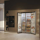 HAIER HSW59F18EIMM 22ft Side By Side Refrigerator, Gray