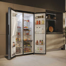 HAIER HSW59F18EIMM 22ft Side By Side Refrigerator, Gray