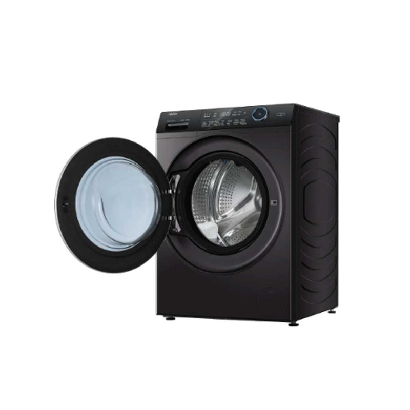 HAIER HWD100-B14979S8U1 Front Loading 10.5/6kg, Dark Silver غسالة هاير