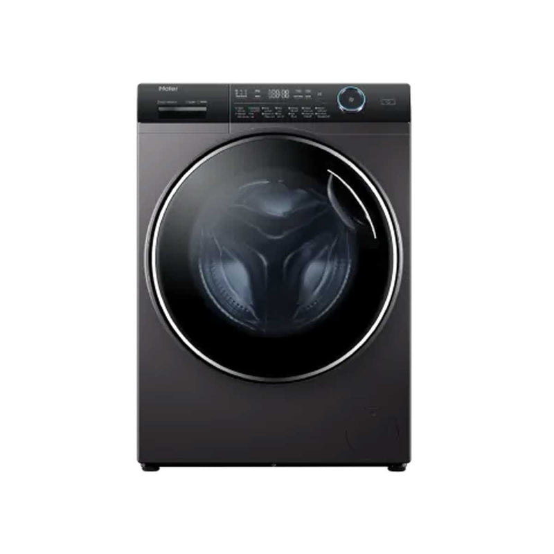 HAIER HWD100-B14979S8U1 Front Loading 10.5/6kg, Dark Silver غسالة هاير