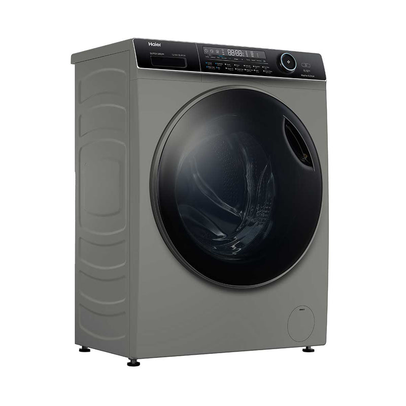 HAIER HWD120- B14979S8U1 غساله فول اوتماتيك هاير تجفيف تام  باب جانبي سعه 12 كيلو