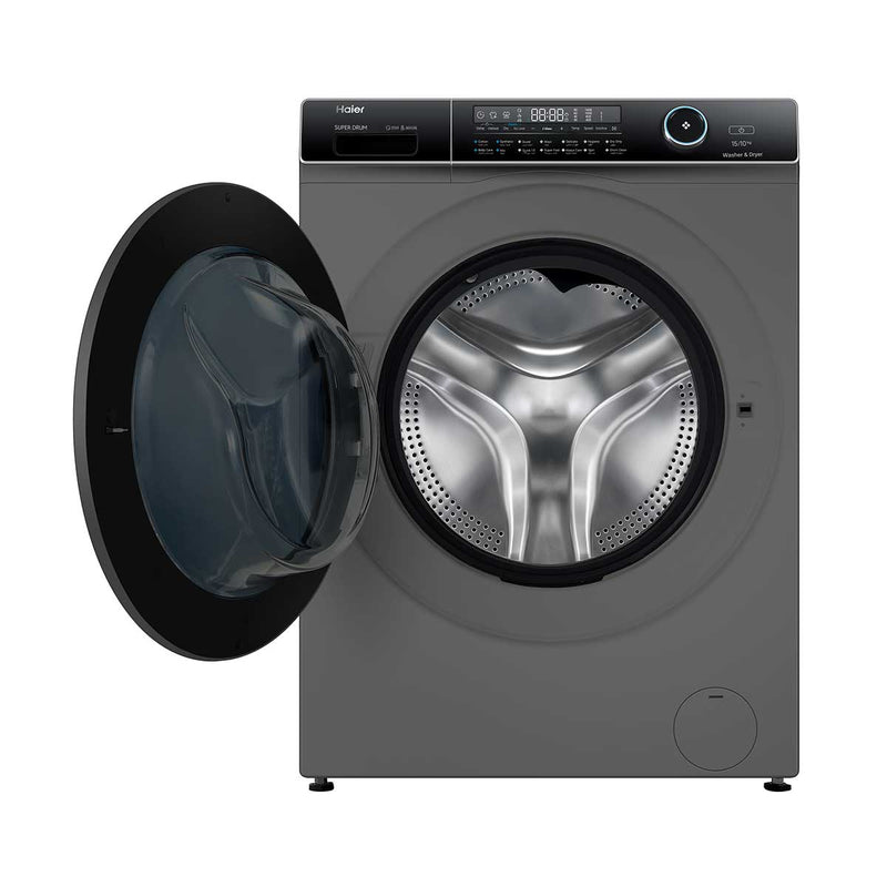 HAIER HWD120- B14979S8U1 غساله فول اوتماتيك هاير تجفيف تام  باب جانبي سعه 12 كيلو